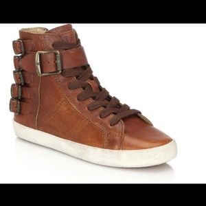 Frye Dylan High Top Leather Sneakers